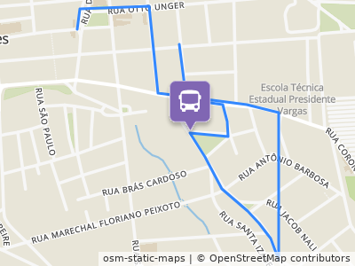 Mapa da parada