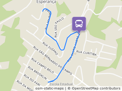 Mapa da parada