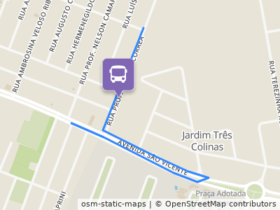 Mapa da parada