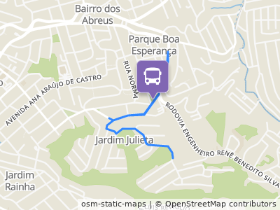 Mapa da parada