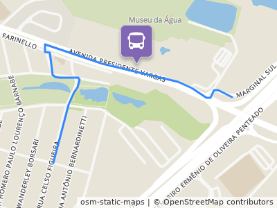 Mapa da parada