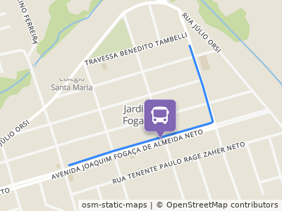 Mapa da parada