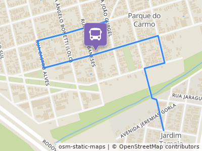 Mapa da parada