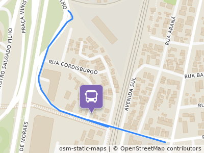 Mapa da parada