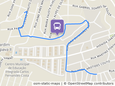 Mapa da parada
