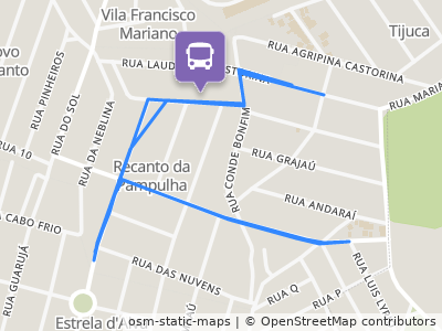 Mapa da parada