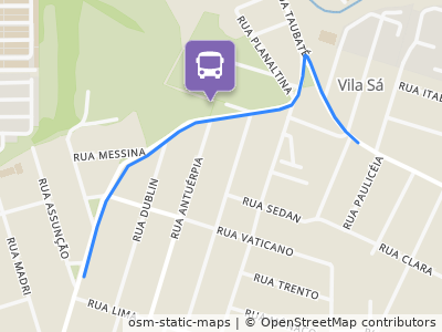 Mapa da parada
