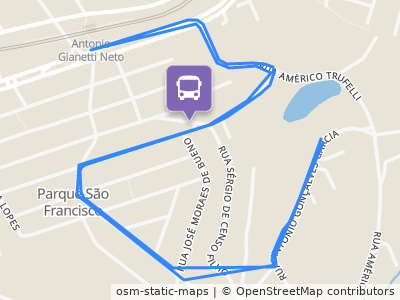 Mapa da parada