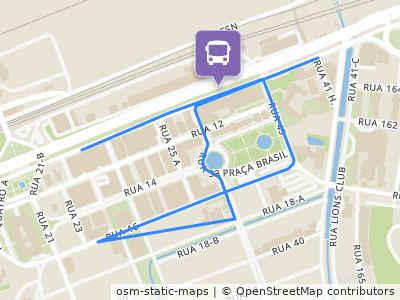 Mapa da parada