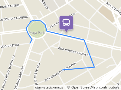Mapa da parada