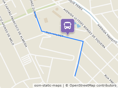 Mapa da parada