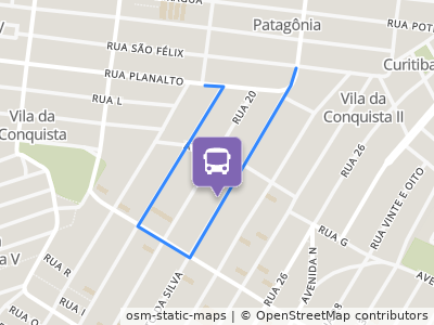 Mapa da parada