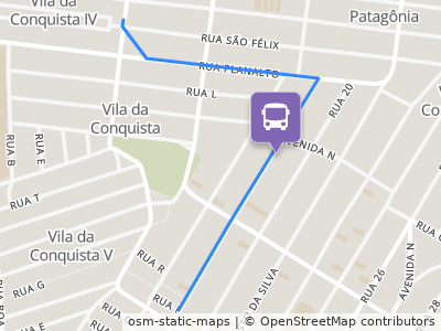 Mapa da parada