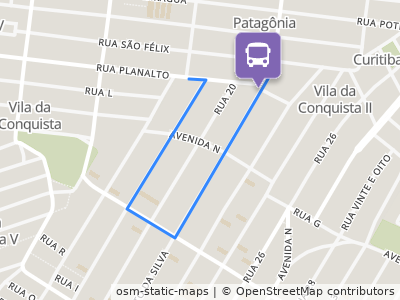 Mapa da parada