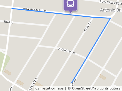 Mapa da parada