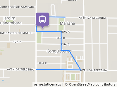 Mapa da parada