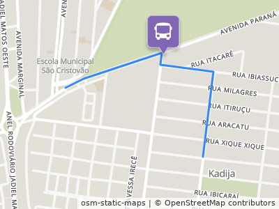 Mapa da parada