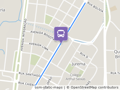 Mapa da parada