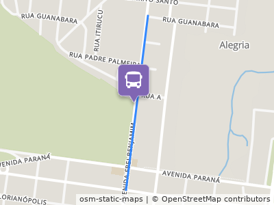 Mapa da parada