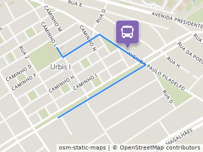 Mapa da parada