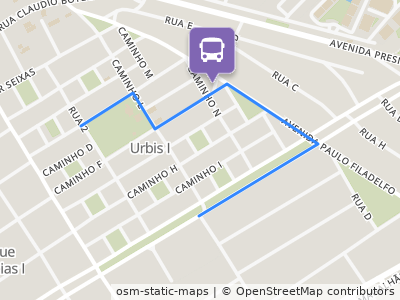 Mapa da parada