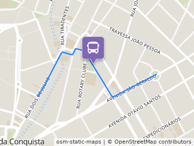 Mapa da parada