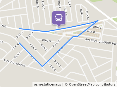 Mapa da parada