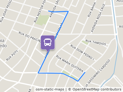 Mapa da parada