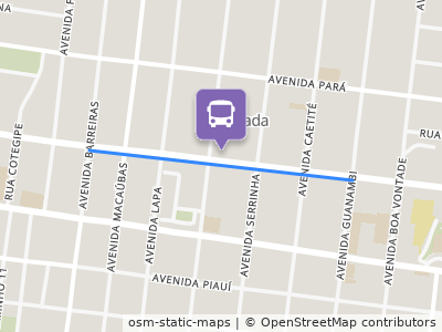 Mapa da parada