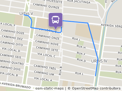 Mapa da parada