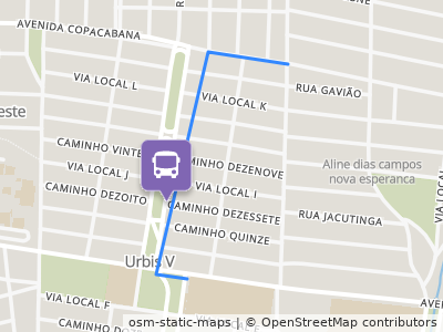 Mapa da parada