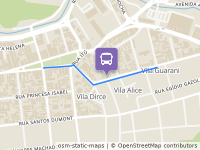 Mapa da parada