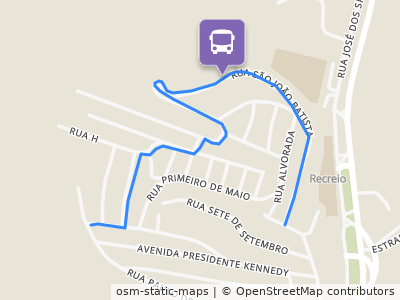 Mapa da parada