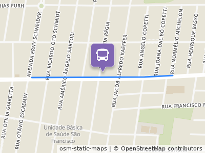 Mapa da parada