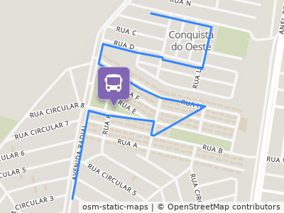 Mapa da parada