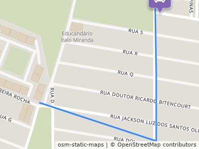 Mapa da parada