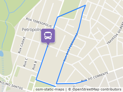 Mapa da parada