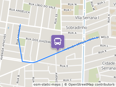 Mapa da parada