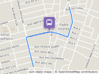 Mapa da parada