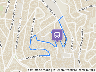 Mapa da parada