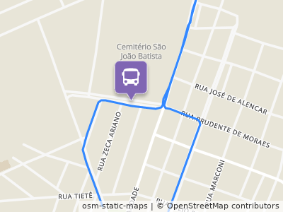 Mapa da parada