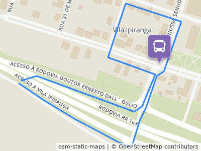 Mapa da parada