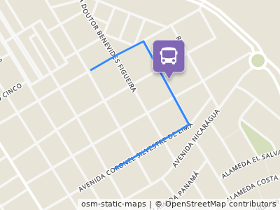 Mapa da parada