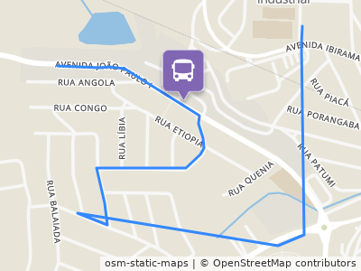 Mapa da parada
