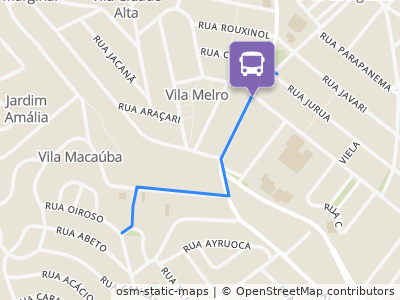Mapa da parada