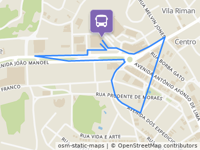 Mapa da parada