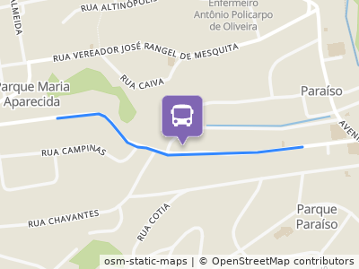 Mapa da parada