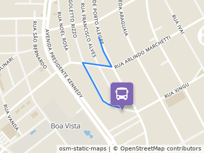 Mapa da parada