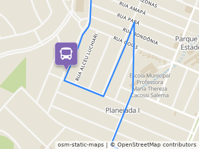 Mapa da parada