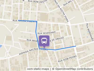 Mapa da parada